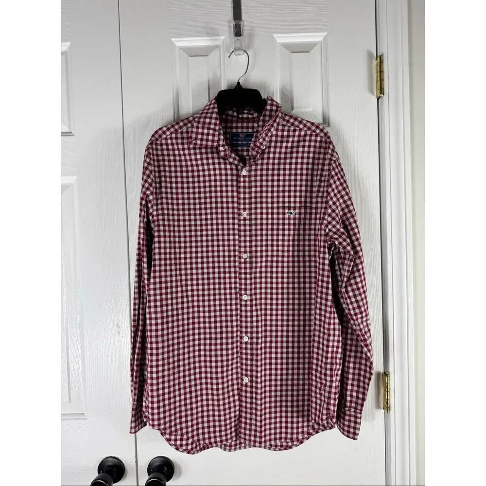Vineyard Vines Mens Classic Fit Tucker Button Up Shirt Size M